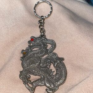 Vintage dragon keychain